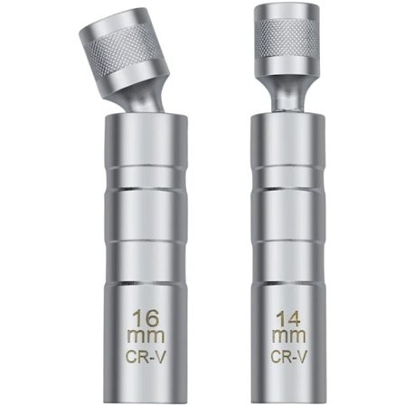 14/16mm Tennpluggnøkkel, Universell Magnetisk Tennpluggpipe Fjerningsverktøy for Fjerning av Tennplugger i Biler