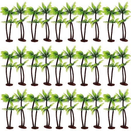 25 stk. Kunstig Kokospalme Model, Arkitektur Model Landskab Kunstig Plante