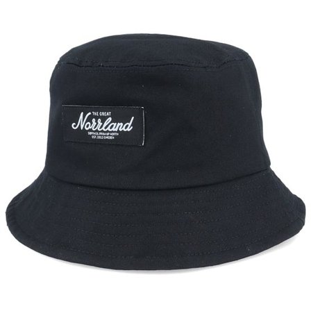 SQRTN - Svart bucket Hatt - Hat Black Bucket @ Hatstore