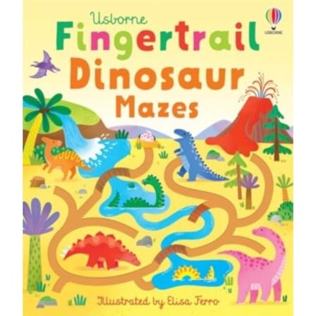Fingertrail Dinosaur Mazes (bok, board book, eng)
