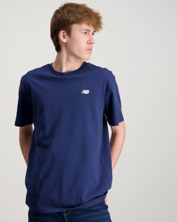 New Balance New Balance Jersey Small Logo Tee Blå T-shirts Dreng - Kids Brand Store