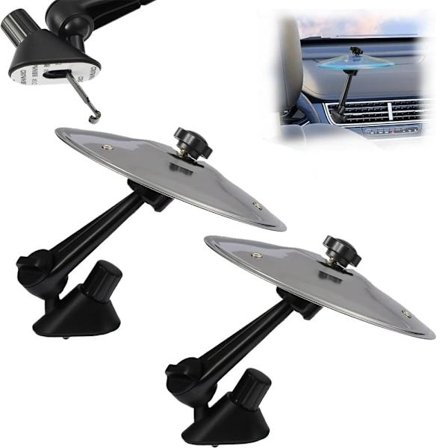 1/2-pakke bækkenbildekoration – bilventilationsdekoration til musikelskere, passer til alle bilmodeller_TF_TF