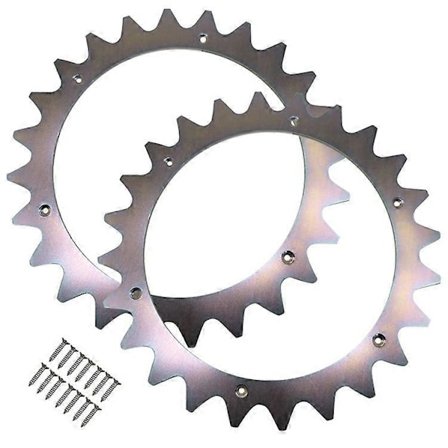 TLSE-01 För Segway Navimow i105E / i108E Robotgräsklippare 2st Anti-Slip Spikes + 14st Självgängande Skruvar