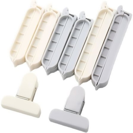 Elintarvikepakkausten Klipsit, Pussinsulkijat Ruoan Säilytykseen | Elintarvikeklipsit Sulkemisklipsit | 8 kpl Elintarvikepussien Klipsejä, 