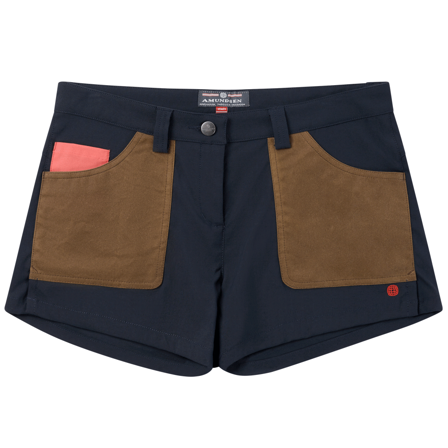 Amundsen 3Incher Field Shorts Womens Faded Navy/Tan