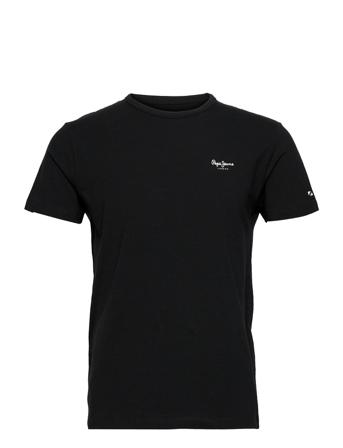 Original Basic 3 N T-shirts Short-sleeved Svart Pepe Jeans London