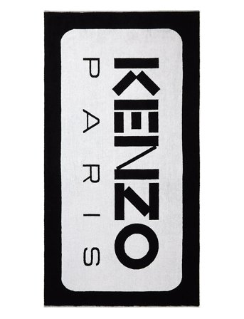 Klabel Beach Towel Black Kenzo Home