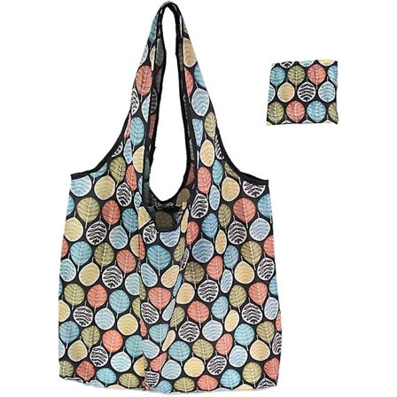 Tote Bag Canvas Bag Handleveske Sammenleggbar Blomstret Stoff Gjenbrukbar Tote Dame Handleveske Stor Gjenbrukbar Bomullsveske 46608cm