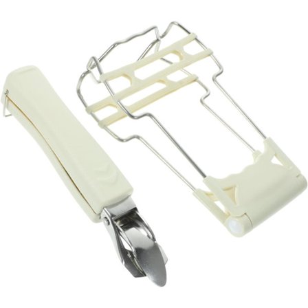 1 sæt klemme-på bestik tallerkenløfter mikrobølgeovn grydeholder anti-skoldning