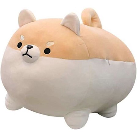 15.7 inch Shiba Inu Plush Toy, Cute Soft Corgi Plush Pillows, Stuffed Animal Gifts for Boys and Girls Valentine's Day