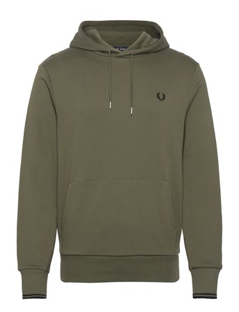 Fred Perry | Tipped Hooded Sweatshirt | L