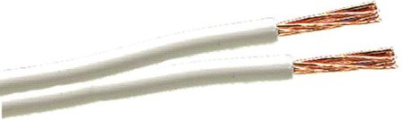 Gelia 40004711 Kabel vit RKUB 2x2.5 mm², 50 m i bobin, Anslutningsdon & kablar