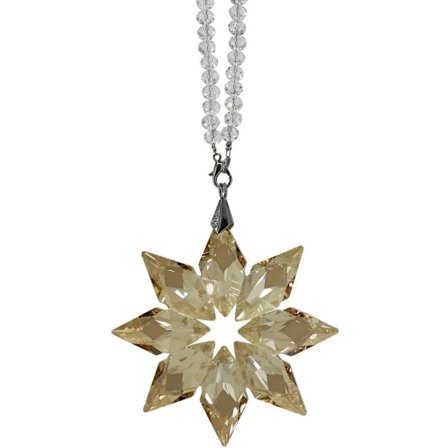 Autonpeilin riipus, kristalli auton taustapeilin riipus riippuvat koristeet koriste, kristalli lumikide auton taustapeili