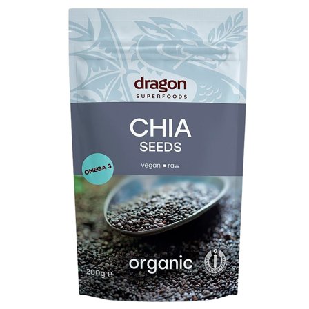 Dragon Superfoods Chia Frø Ø 200 g, Helse & Madvarer, Kerner & Frø, Frø