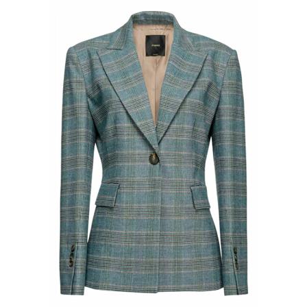 Pinko, Jacket Grijs, Dames, Maat:L,polyester