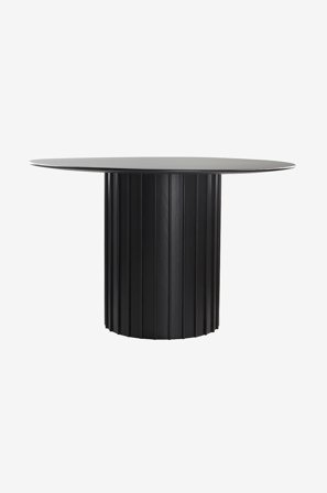 Jotex - Spisebord Ø 120 Cm Svart - CORTONA - Kjøp Spisebord hos Jotex