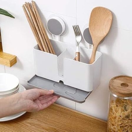 Bestickhållare Köks Hylla Bestickhållare Diskorganisatör