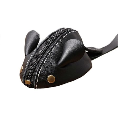 Vintage Mini Lompakko Pieni Lompakko Miehet Naiset Söpö Hiiri Säilytyspussi Vetoketjutasku [DB]