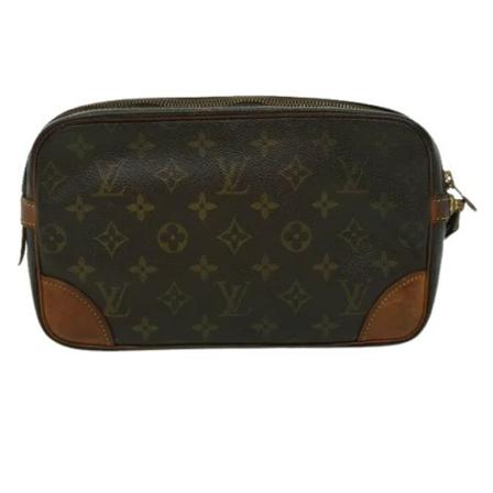 Louis Vuitton Vintage Pre-owned Canvas clutches Brun, Herre Vintage Tasker, Størrelse: ONE Size