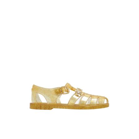Moschino, Rubber sandals Żółty, Kobieta, Rozmiar: 36 EU