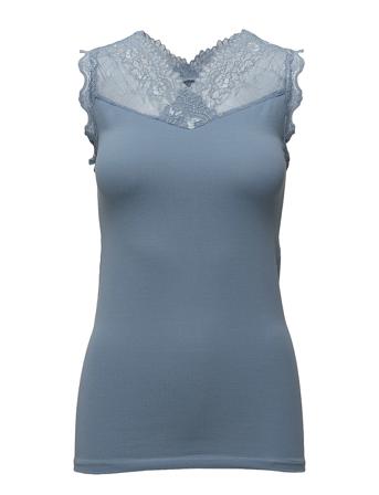 Vanessa Top T-shirts & Tops Sleeveless Blå Minus