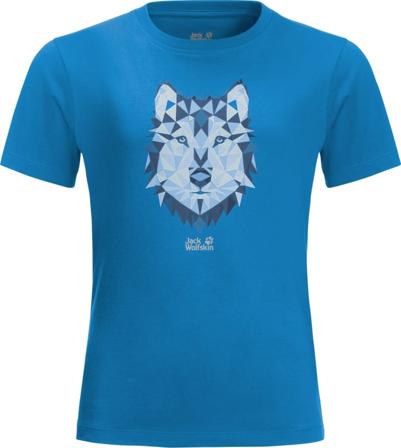 Jack Wolfskin Kids' Brand Wolf Tee Children short-sleeved sweaters Blue 104