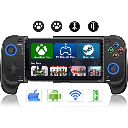 2025 Nyeste Modell Trådløs Telefonkontroller for iPhone/Android med Hall Joystick, Mobil Spillkontroller for iOS Støtte Xbox Game Pass