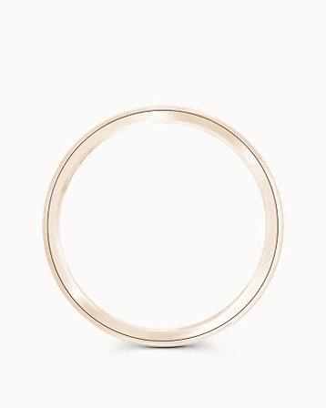 Glatt Ring Herre Paul 18K Rose Gull 5Mm - Forlovelsesringer & Gifteringer hos Vanbruun