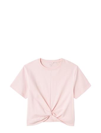 Nkfdinas Ss Nreg Short Top Tops T-Kortærmet Skjorte Pink Name It