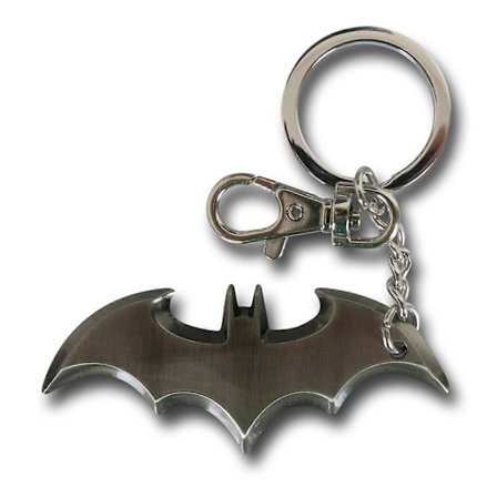 Batman Batarang Nøkkelring i Tinn
