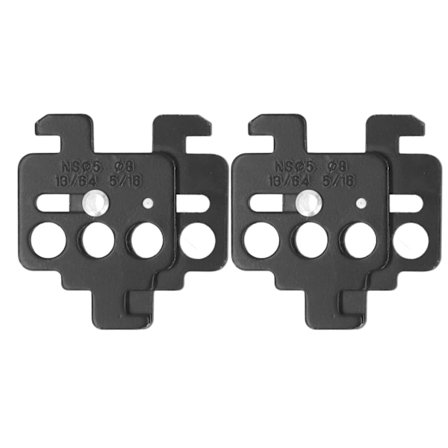 2-pak Stål Afbryder Låseanordning 3 Huls Snap On Lås til Industrielt Udstyr