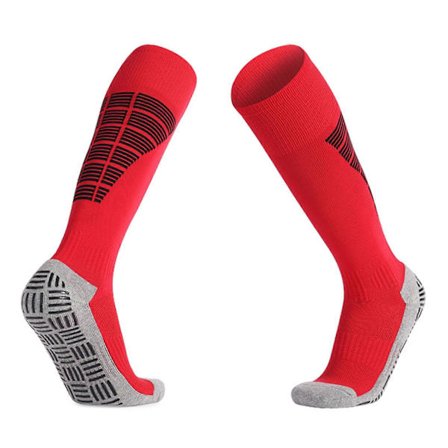 Fotballsokker Anti-skli Grep Strekkbare Pustende Kompresjons Atletiske Sokker Løping Basketball Hockey Sportssokker