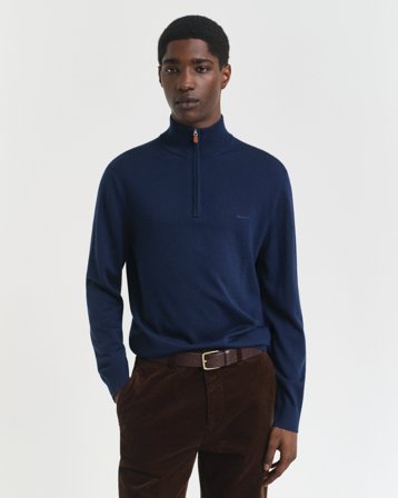 GANT Herren Troyer aus extra feiner Merinowolle (S)