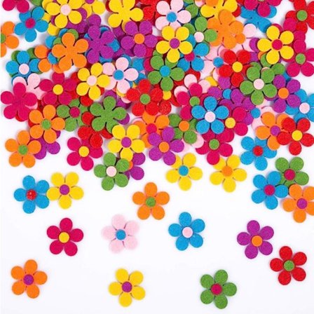 Filt blomster Stoff blomsterdekorasjoner