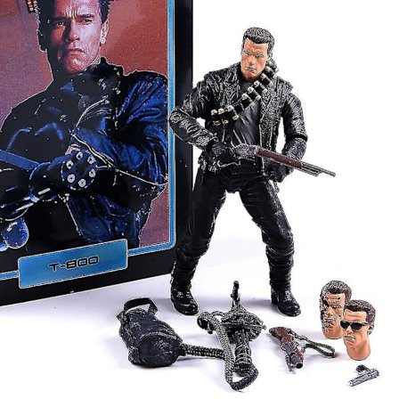 T800 Skjelett T2 Arnold Terminator Future Warrior Bevegelig Leker