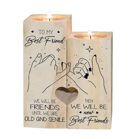 Ljusstake till min bästis Tack för att du är en sådan Inspiration Fantastiska presenter