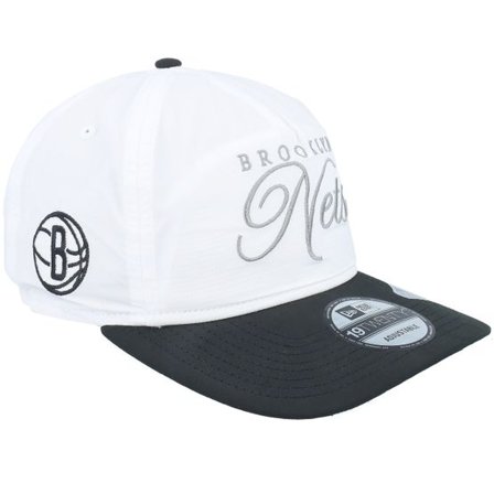 New Era - NBA Vit adjustable Keps - Brooklyn Nets NBA Draft 19TWENTY Golfer White/Black A-Frame @ Hatstore