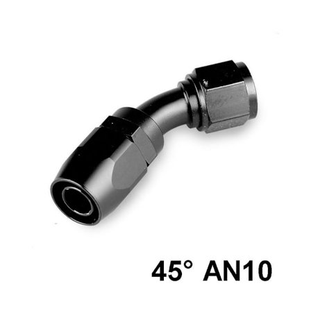 Svingbar slangeende adapter 45 GRADER AN10