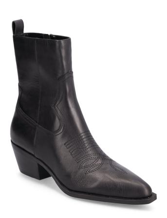 Kendal Bootie Shoes Boots Ankle Boots Ankle Boot - Heel Svart Steve Madden*Betinget Tilbud
