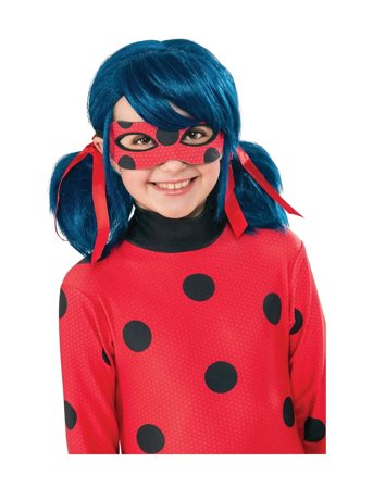 Miraculous Ladybug Dress-Up Wig Red Rubies