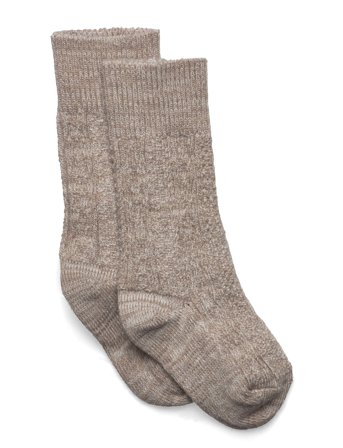 mp Denmark Wally Knee Socks - Beige - 29/32