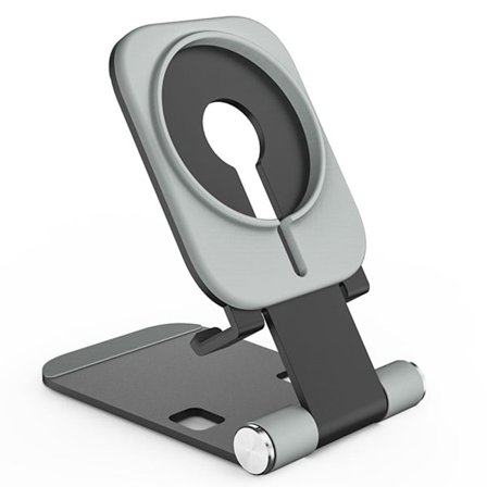 Universal telefonstativ med MagSafe-opladerholder - Mørkegrå