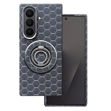 Mobilskal till Galaxy Z Fold 7 MagSafe Kevlar Metal Ring - HoneyComb