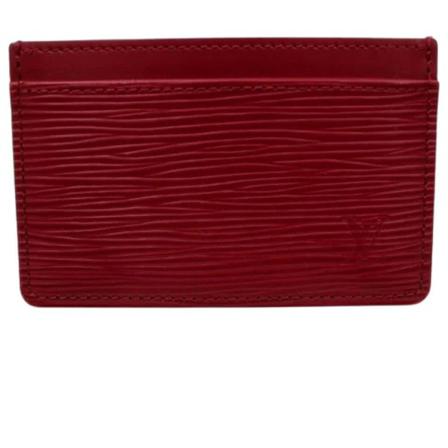 Louis Vuitton Vintage, Pre-owned Leather wallets Rood, Dames, Maat:ONE Size