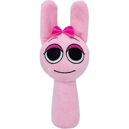 Sprunki Spillstoffdyr, Sprunki Leke Spillstoffdyr, Myk Utstoppa Dyre Pute Dukke Julegave Bursdagsgaver for Voksne Barn (Rosa)