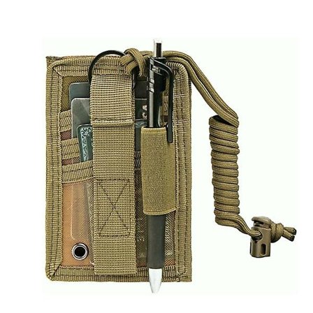 Taktisk ID-kortholder Organizer Hook&Loop Patch Badge Holder med nakkestropp [DB]