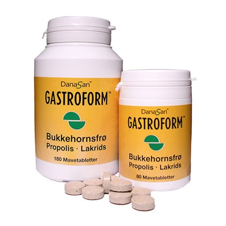 Gastroform Gastroform 180 tabl., Helse & Madvarer, Kosttilskud, Fordøjelse & Fibre