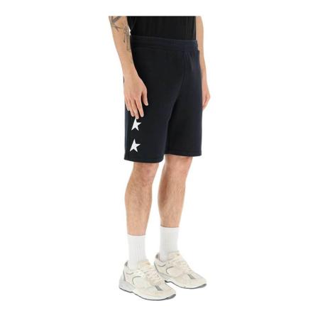 Golden Goose, Casual Shorts Blauw, Heren, Maat:S