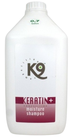 K9 Shampoo Keratin Moisture keratiinishampoo koirille, 2.7L