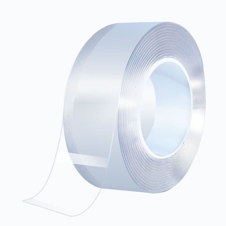 1 stk 5 m Nano-tape Transparent dobbeltsidig tape
